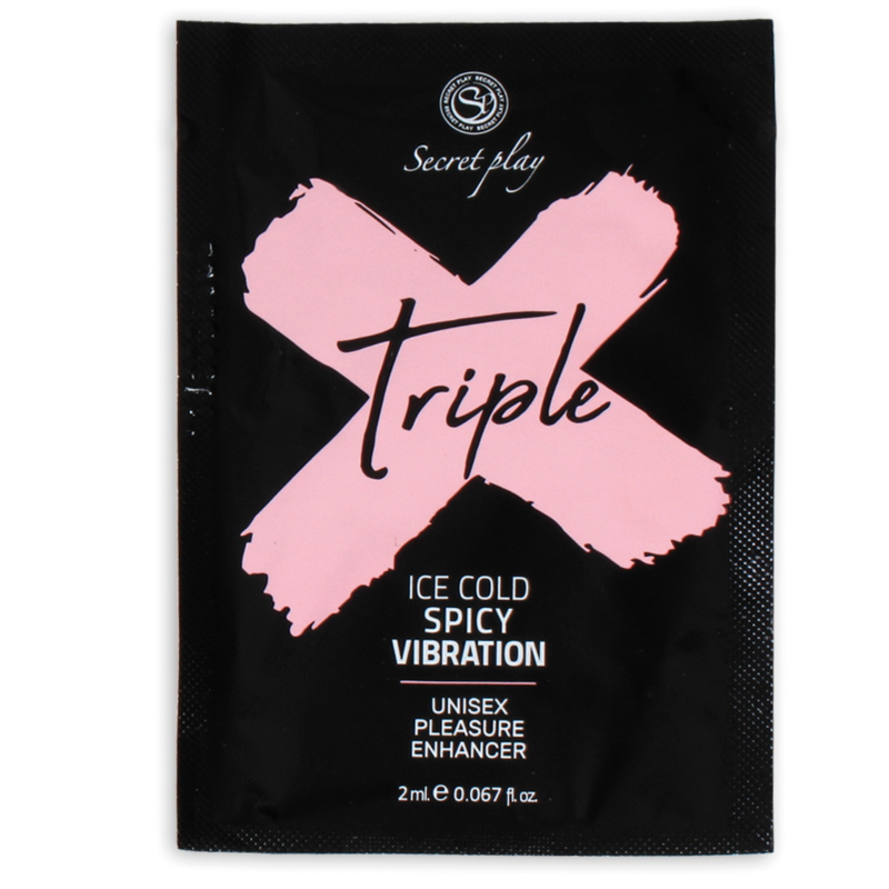 SECRETPLAY - INTENSIFICADOR DE DOSE ÚNICA  TRIPLO X PRAZER - Sexshoptuga  Sexshoptuga 