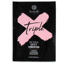 SECRETPLAY - INTENSIFICADOR DE DOSE ÚNICA  TRIPLO X PRAZER - Sexshoptuga 