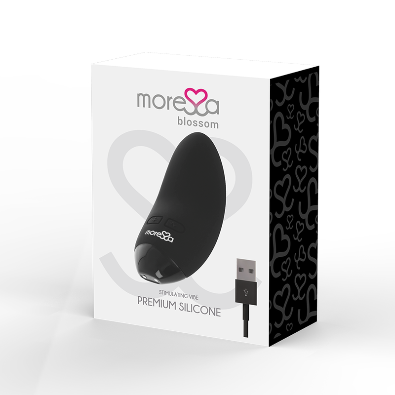 MORESSA - VIBRADOR BLOSSOM PRETO - Sexshoptuga 