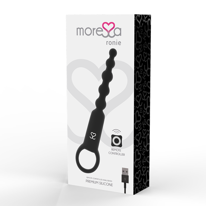 MORESSA - RONIE CONTROLE REMOTO PRETO PRAZER ANAL - Sexshoptuga  Sexshoptuga 