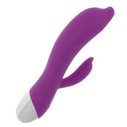 OHMAMA - VIBRADOR DELFIN FLEXÍVEL 22 CM - Sexshoptuga 