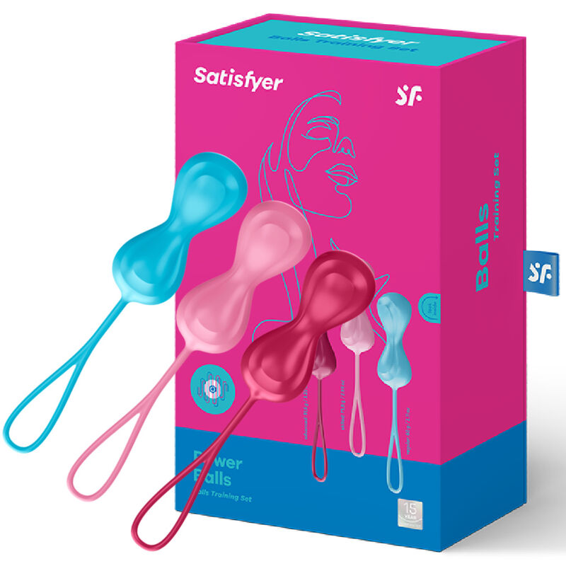 SATISFYER - CONJUNTO DE TREINO LOVEBALLS 1 - Sexshoptuga  Sexshoptuga 