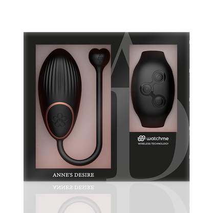 ANNE'S DESIRE - EGG TECNOLOGIA DE CONTROLE REMOTO WATCHME PRETO - Sexshoptuga 