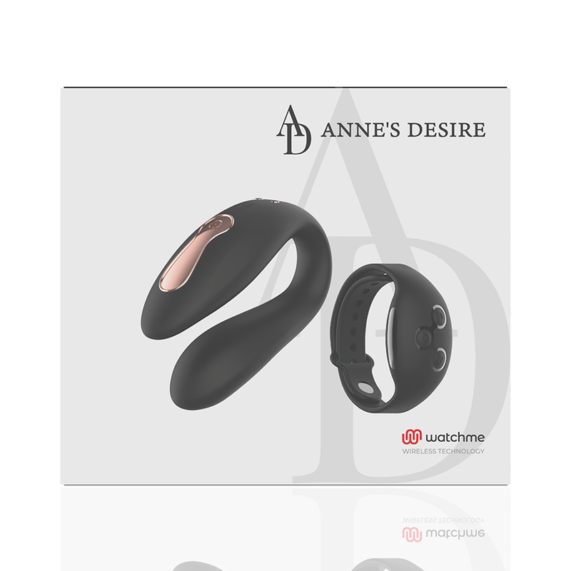 ANNE'S DESIRE - DUAL PLEASURE TECNOLOG UM WATCHME PRETO - Sexshoptuga  Sexshoptuga 