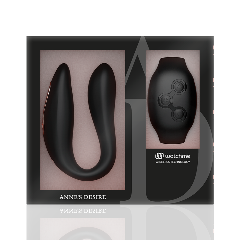 ANNE'S DESIRE - DUAL PLEASURE TECNOLOG UM WATCHME PRETO - Sexshoptuga  Sexshoptuga 