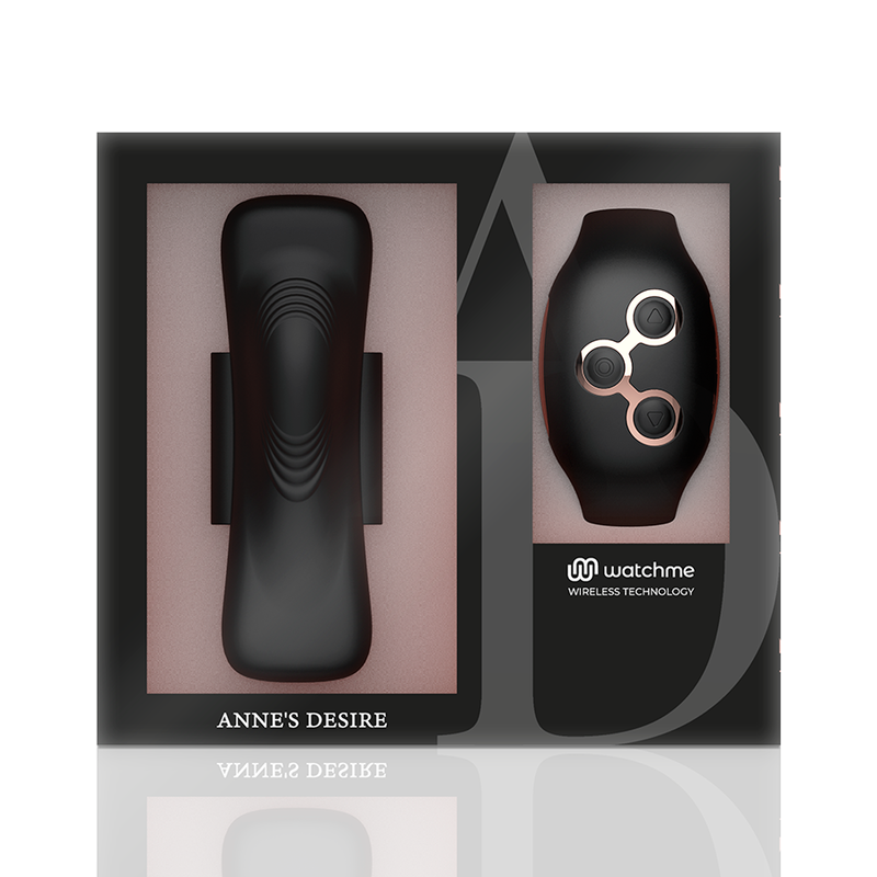 ANNE'S DESIRE - PANTY PLEASURE TECNOLOG A WATCHME PRETO/OURO - Sexshoptuga  Sexshoptuga 