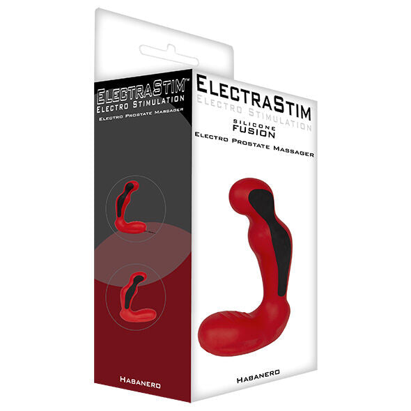 ELECTRASTIM - SILICONE FUSION HABANERO MASSAGEADOR DE PRÓSTATA - Sexshoptuga  Sexshoptuga 