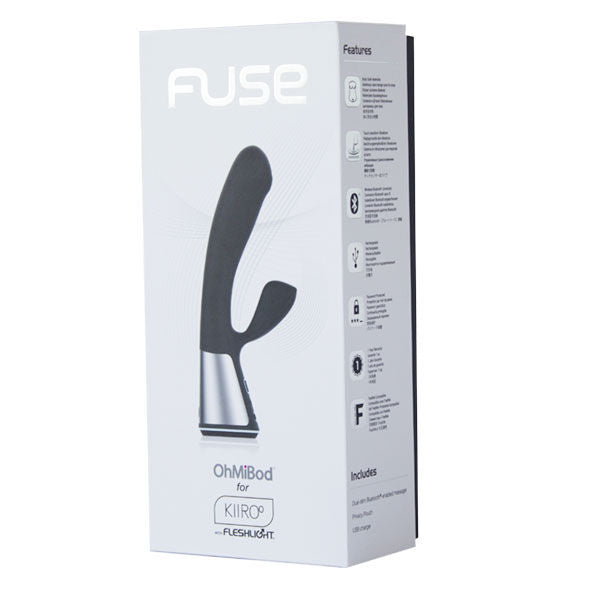 KIIROO - OHMIBOD FUSE APP CONTROLE REMOTO PRETO - Sexshoptuga  Sexshoptuga 