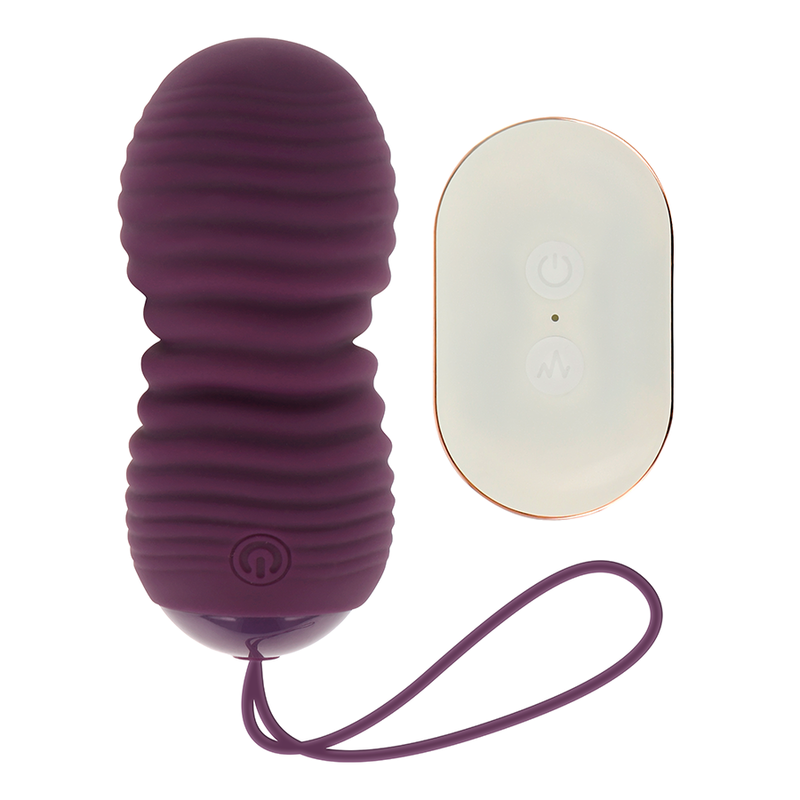 OHMAMA - OVO DE CONTROLE REMOTO 7 MODOS PARA CIMA E PARA BAIXO ROXO - Sexshoptuga  Sexshoptuga 