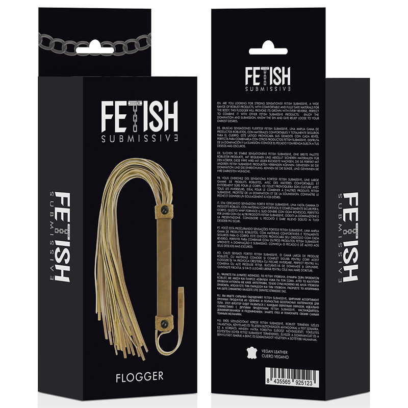 FETISH SUBMISSIVE ORIGEN - CHICOTE DE COURO VEGANO - Sexshoptuga  Sexshoptuga 