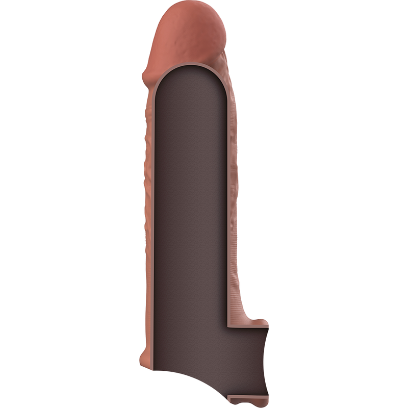 VIRILXL - EXTENSÃO DE PÊNIS DE SILICONE LÍQUIDO V9 MARROM - Sexshoptuga  Sexshoptuga 