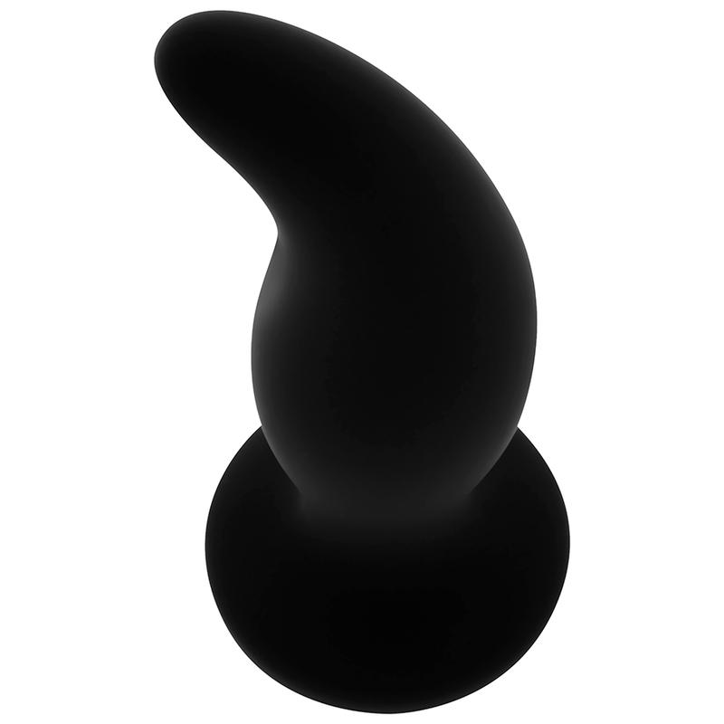 OHMAMA - PLUG ANAL CURVO DE SILICONE PONTO P 12 CM - Sexshoptuga 