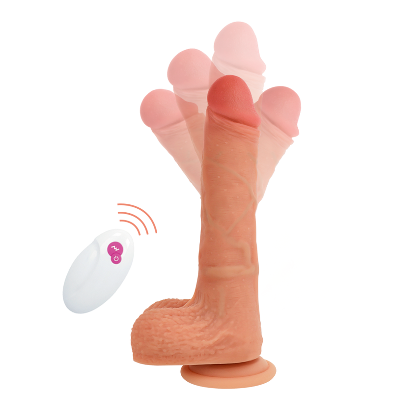 CYBER SILICOCK - CONTROLE REMOTO REALÍSTICO MR RICK 20.9 CM -O- 4 CM - Sexshoptuga  Sexshoptuga 