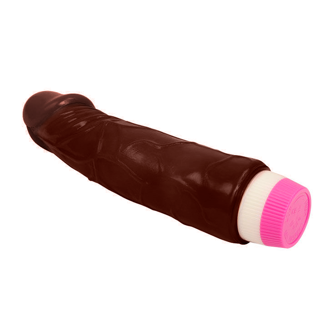 BAILE - VIBRADOR ONDAS DE PRAZER 19.5 CM MULATO - Sexshoptuga  Sexshoptuga 