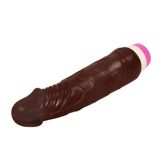 BAILE - VIBRADOR ONDAS DE PRAZER 19.5 CM MULATO - Sexshoptuga  Sexshoptuga 