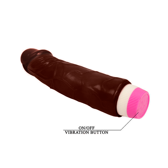 BAILE - VIBRADOR ONDAS DE PRAZER 19.5 CM MULATO - Sexshoptuga  Sexshoptuga 