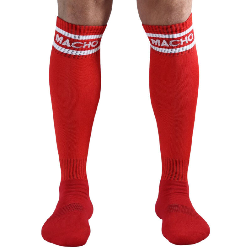 MACHO - CALCETINES LARGOS TALLA UNICA ROJO - Sexshoptuga  Sexshoptuga 