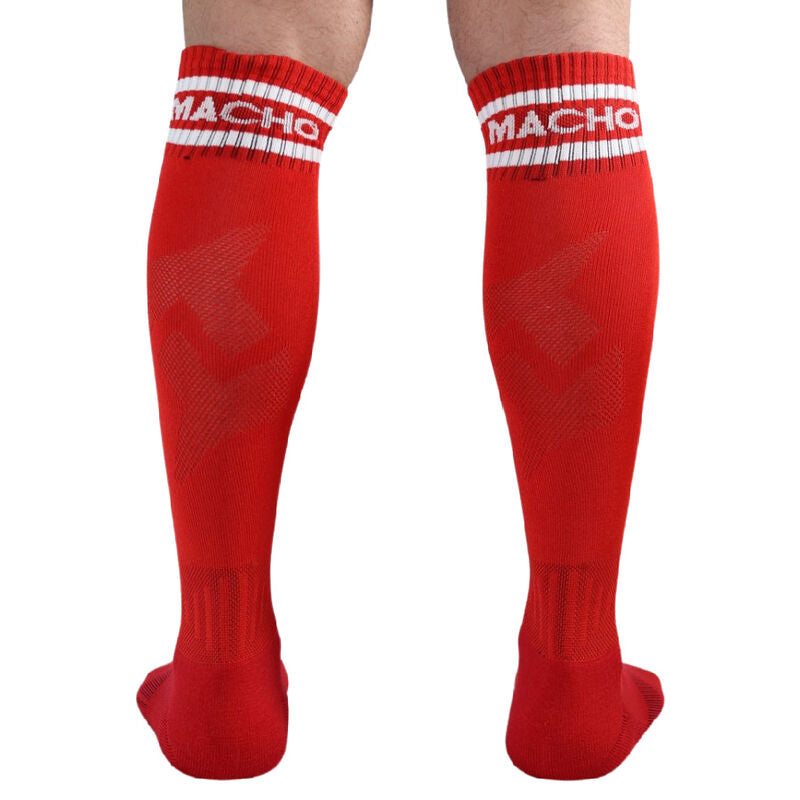 MACHO - CALCETINES LARGOS TALLA UNICA ROJO - Sexshoptuga  Sexshoptuga 