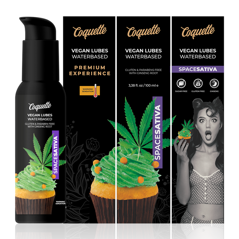 COQUETTE CHIC DESIRE - LUBRIFICANTE PREMIUM EXPERIENCE VEGAN SPACE SATIVA 100 ML - Sexshoptuga  Sexshoptuga 