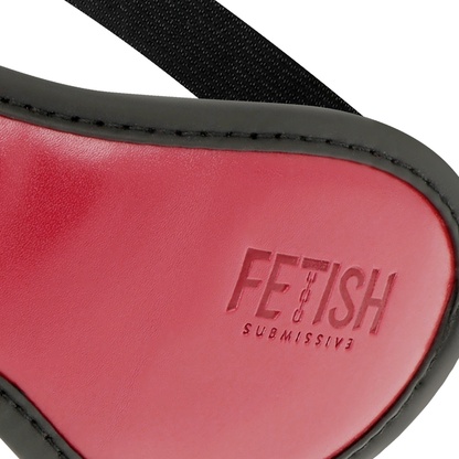 FETISH SUBMISSIVE DARK ROOM - MSCARA DE COURO VEGANO COM FORRO DE NEOPRENE - Sexshoptuga 