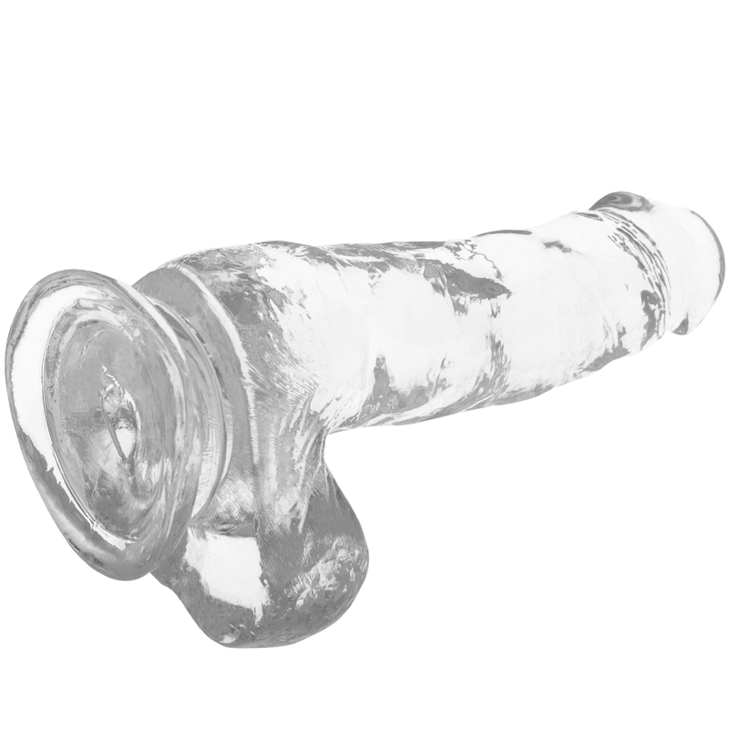 X RAY - ARNÊS + DILDO TRANSPARENTE COM BOLAS 18.5 CM -O- 3.8 CM Sexshoptuga 