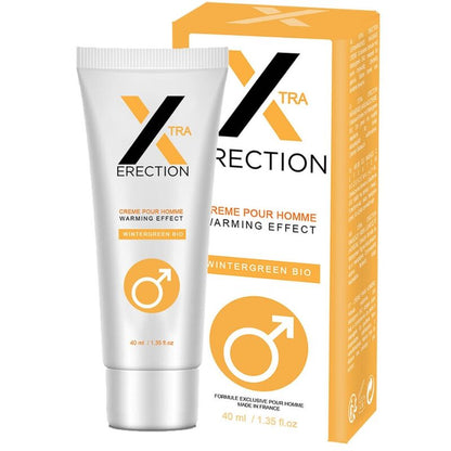 RUF - X ERECTION CREME DE ERECO EFEITO CALOR 40 ML - Sexshoptuga 