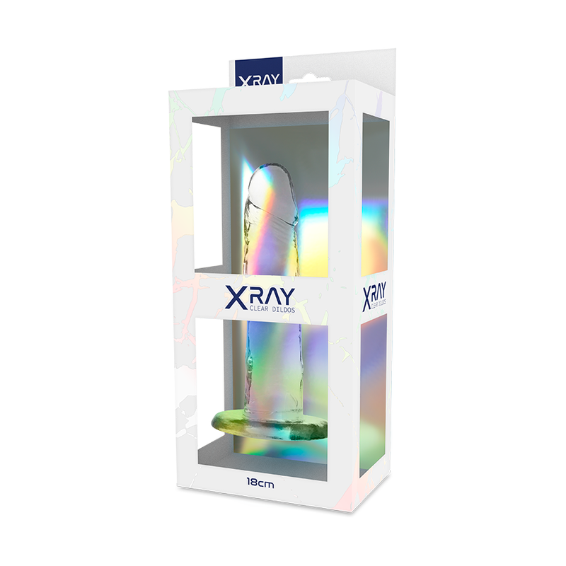 X RAY - ARNÊS + DILDO TRANSPARENTE 18 CM -O- 4 CM Sexshoptuga 