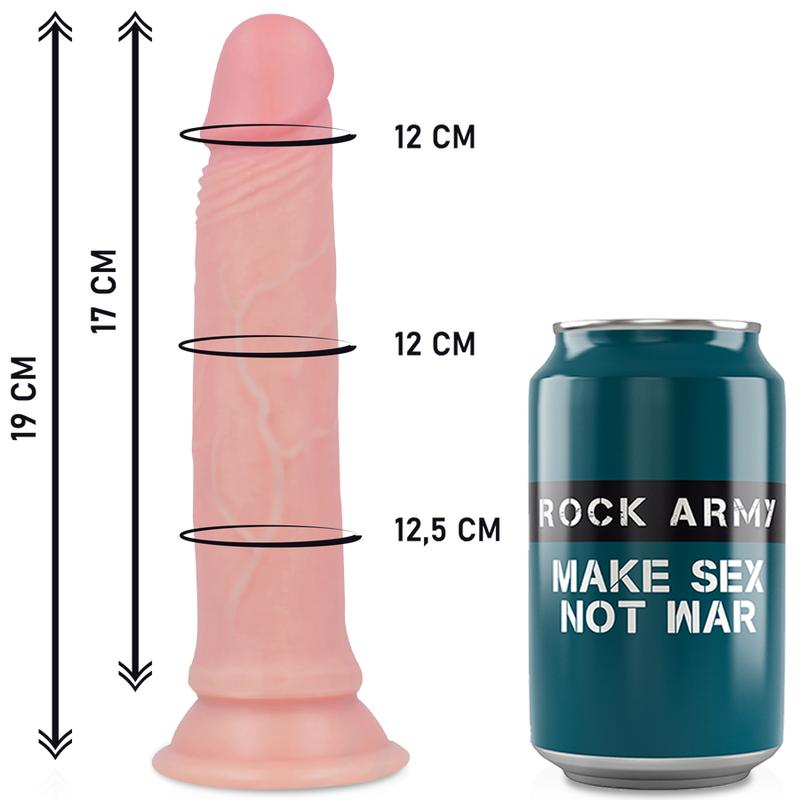 ROCKARMY - ARNÊS + DILDO SILICONE LÍQUIDO PREMIUM AVENGER 19 CM -O- 3.98 CM Sexshoptuga 