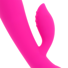 OHMAMA - VIBRADOR RECARREGÁVEL COM COELHO 10 MODOS DE VIBRAÇÃO 19 CM - Sexshoptuga  Sexshoptuga 