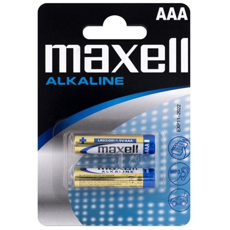 MAXELL - BLISTER ALCALINA AAA LR03 * 2 - Sexshoptuga  Sexshoptuga 