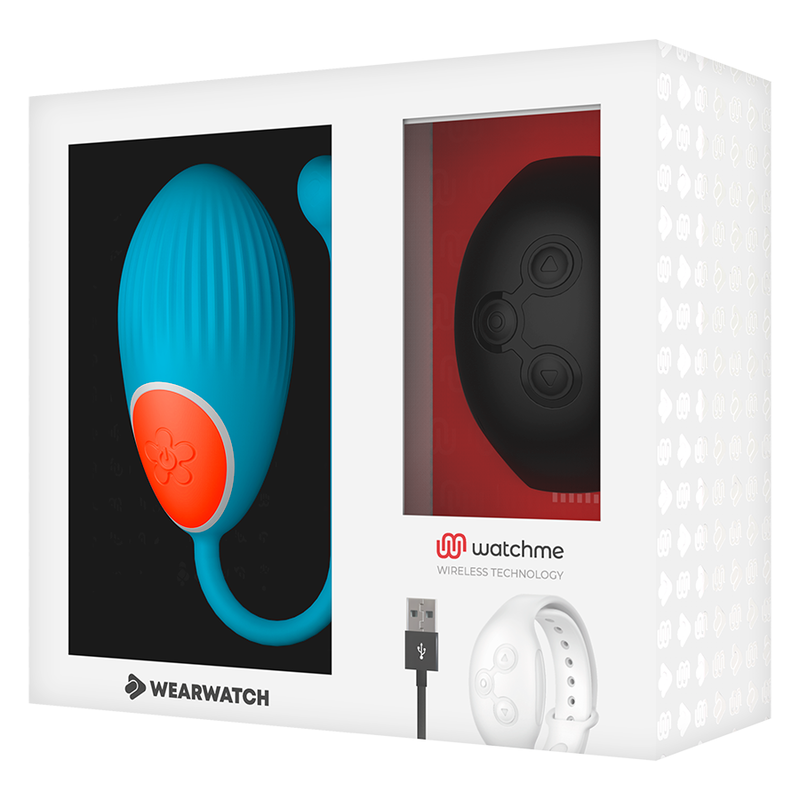 WEARWATCH - TECNOLOGIA WATCHME CONTROLE REMOTO OVO AZUL / JATO - Sexshoptuga  Sexshoptuga 