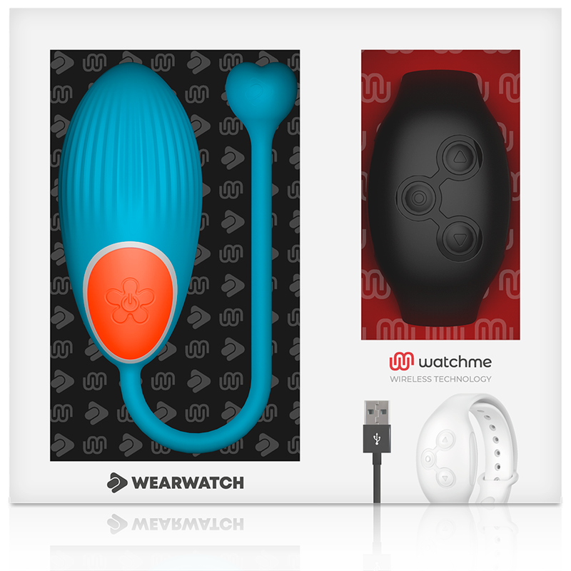 WEARWATCH - TECNOLOGIA WATCHME CONTROLE REMOTO OVO AZUL / JATO - Sexshoptuga  Sexshoptuga 