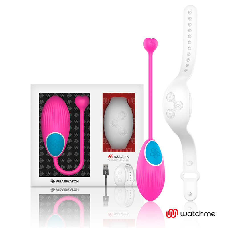 WEARWATCH - TECNOLOGIA WATCHME CONTROLE REMOTO OVO FÚCSIA / NIVEO - Sexshoptuga  Sexshoptuga 