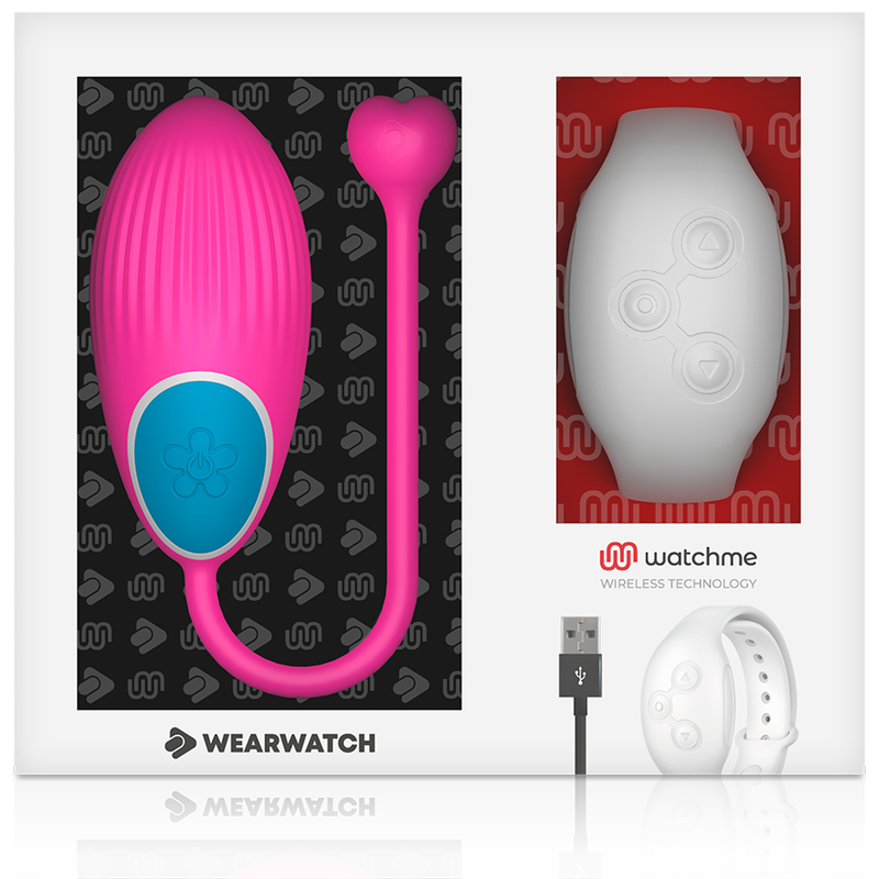 WEARWATCH - TECNOLOGIA WATCHME CONTROLE REMOTO OVO FÚCSIA / NIVEO - Sexshoptuga  Sexshoptuga 