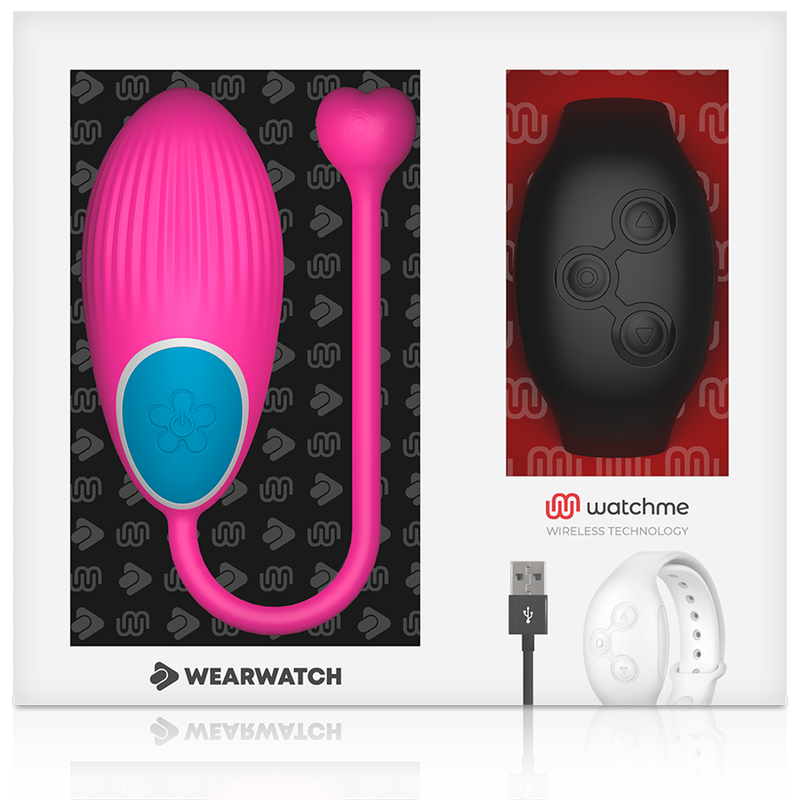 WEARWATCH - TECNOLOGIA WATCHME CONTROLE REMOTO OVO FÚCSIA / JATO - Sexshoptuga 