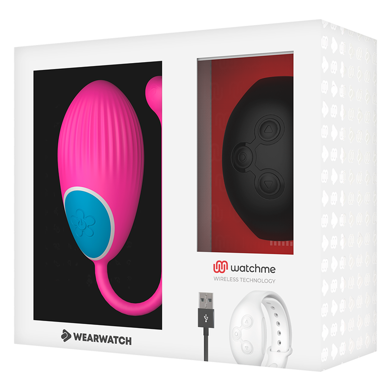 WEARWATCH - TECNOLOGIA WATCHME CONTROLE REMOTO OVO FÚCSIA / JATO - Sexshoptuga 