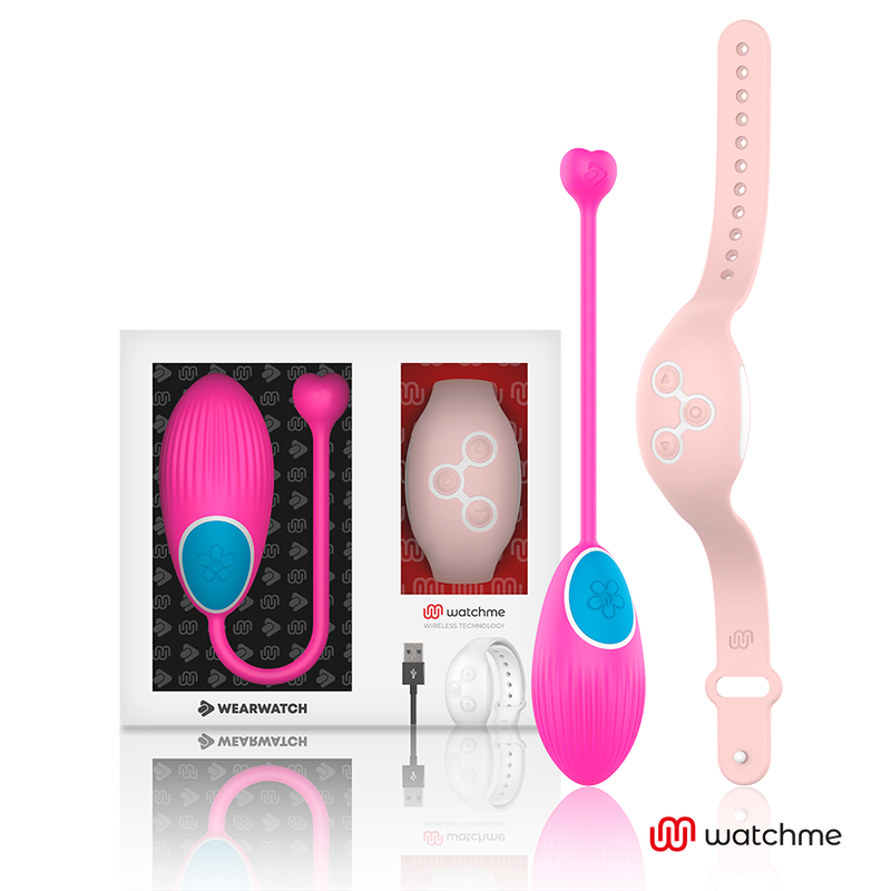 WEARWATCH - TECNOLOGIA WATCHME CONTROLE REMOTO OVO FÚCSIA / ROSA - Sexshoptuga  Sexshoptuga 