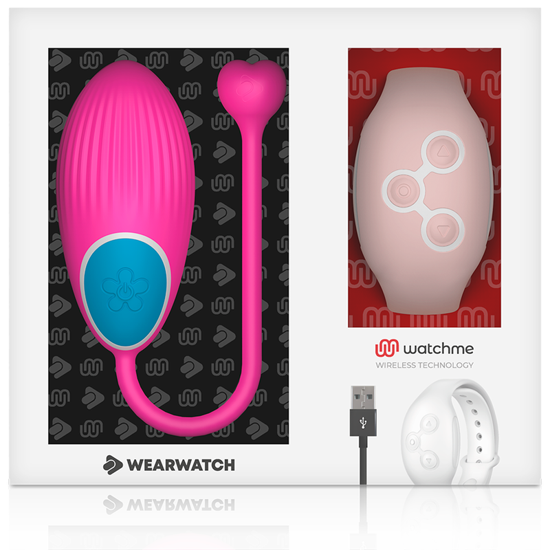 WEARWATCH - TECNOLOGIA WATCHME CONTROLE REMOTO OVO FÚCSIA / ROSA - Sexshoptuga  Sexshoptuga 