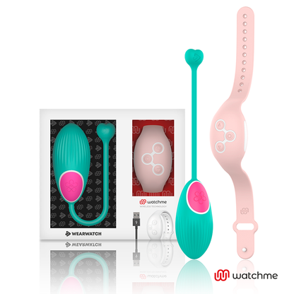 WEARWATCH - TECNOLOGIA WATCHME CONTROLE REMOTO OVO ÁGUA DO MAR / ROSA - Sexshoptuga 