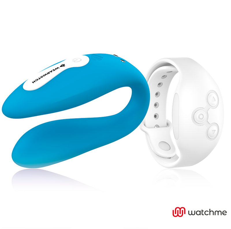 WEARWATCH - VIBRADOR DE TECNOLOGIA DUAL WATCHME INDIGO/NEVE - Sexshoptuga  Sexshoptuga 