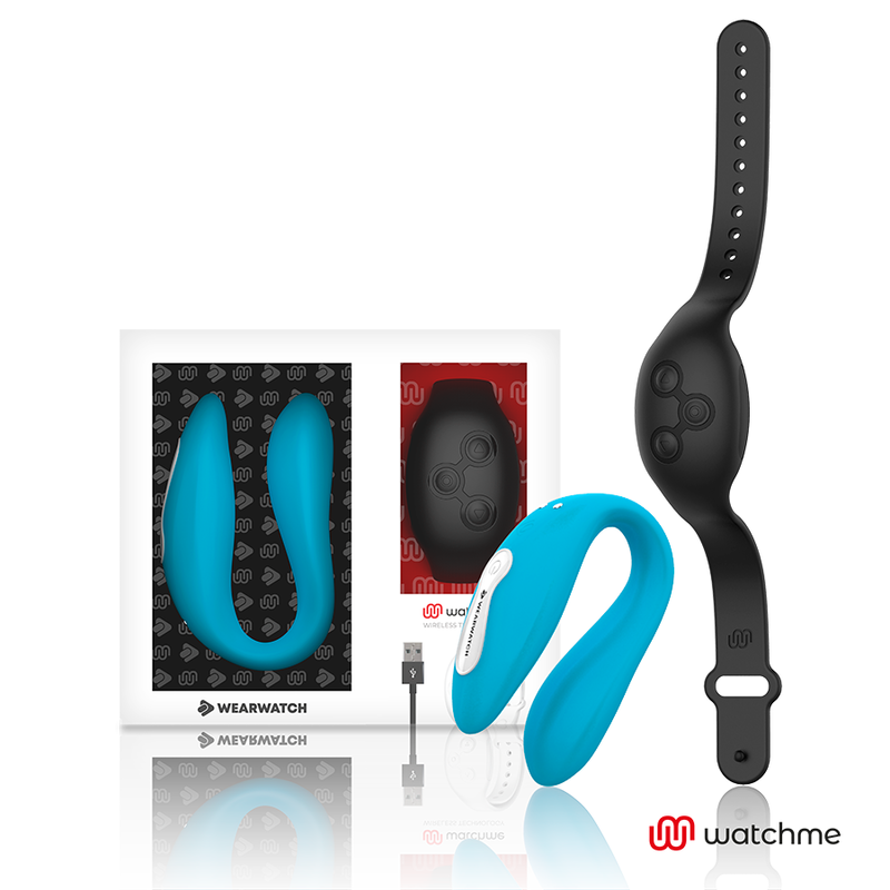 WEARWATCH - VIBRADOR DE TECNOLOGIA DUAL WATCHME INDIGO / JET - Sexshoptuga  Sexshoptuga 