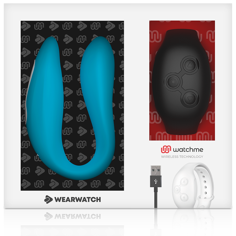 WEARWATCH - VIBRADOR DE TECNOLOGIA DUAL WATCHME INDIGO / JET - Sexshoptuga  Sexshoptuga 