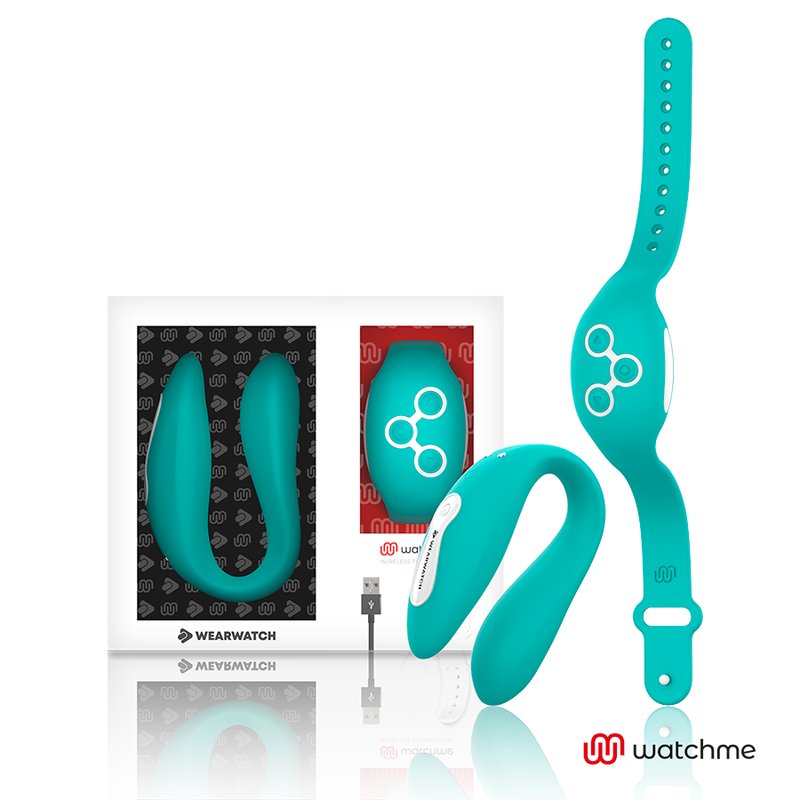 WEARWATCH - VIBRADOR DUAL TECHNOLOGY WATCHME VERDE CLARO - Sexshoptuga 