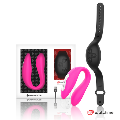 WEARWATCH - VIBRADOR WATCHME DUAL TECHNOLOGY FÚCSIA/AZABACHE - Sexshoptuga 