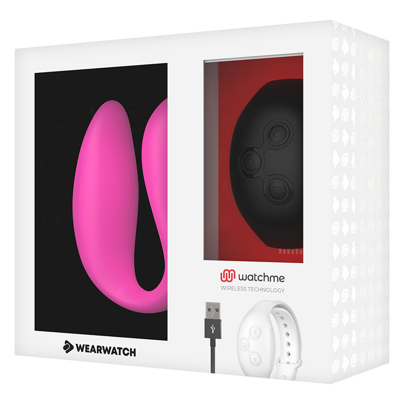 WEARWATCH - VIBRADOR WATCHME DUAL TECHNOLOGY FÚCSIA/AZABACHE - Sexshoptuga 