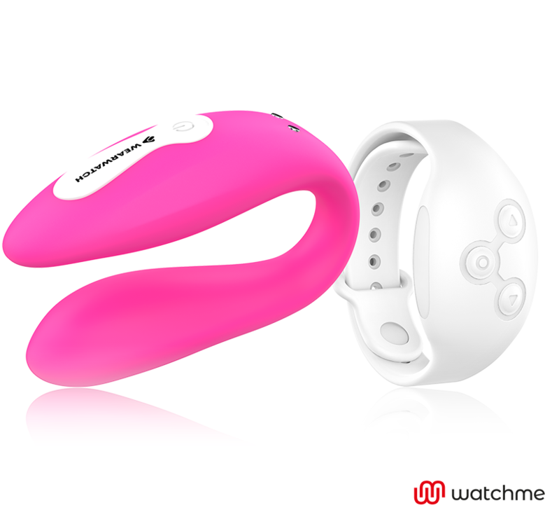 WEARWATCH - VIBRADOR WATCHME DUAL TECHNOLOGY FÚCSIA / NEVE - Sexshoptuga 