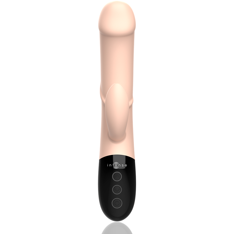 INTENSE - VIBRADOR RECARREGVEL MAGNUS DUAL NATURAL - Sexshoptuga 