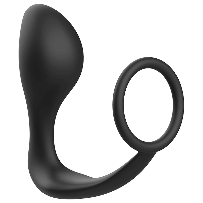 ADDICTED TOYS - PLUG ANAL COM ANEL DE SILICONE PRETO - Sexshoptuga  Sexshoptuga 