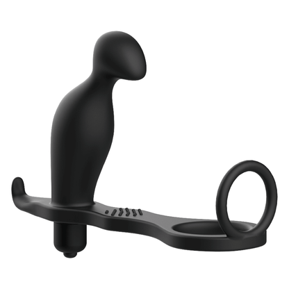 ADDICTED TOYS - PLUG ANAL - COM ANEL DE SILICONE PRETO 12 CM - Sexshoptuga 