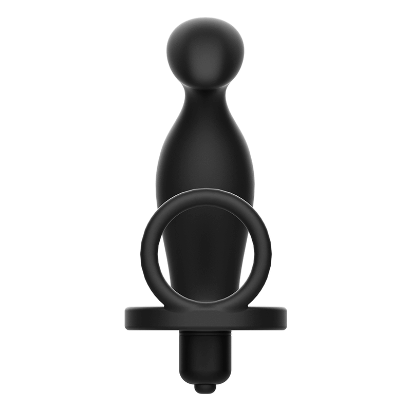 ADDICTED TOYS - PLUG ANAL - COM ANEL DE SILICONE PRETO 12 CM - Sexshoptuga  Sexshoptuga 